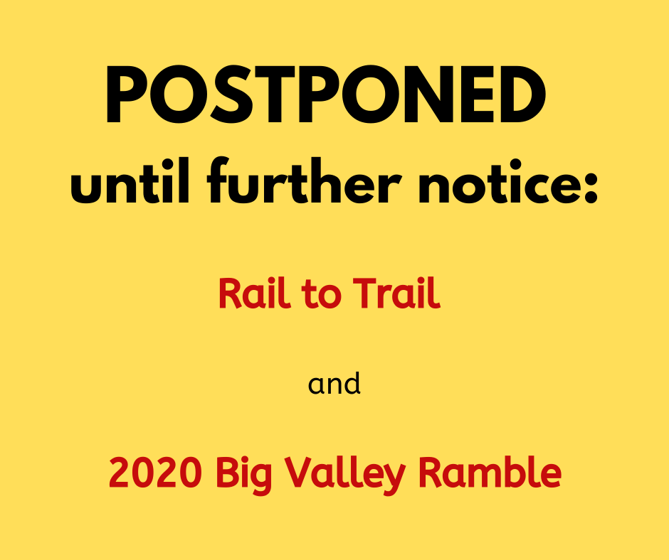 All events postponed until further notice