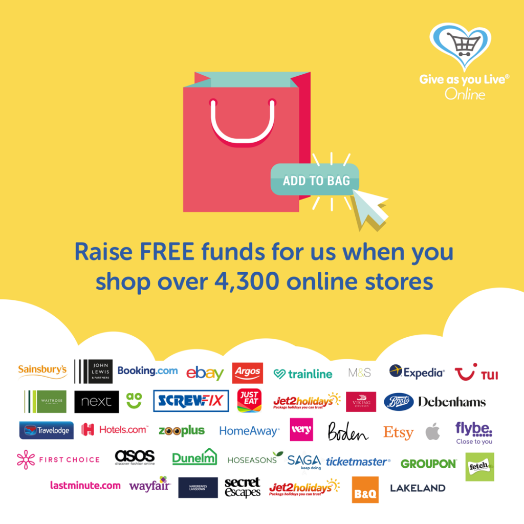 Give as You Live – shop now!